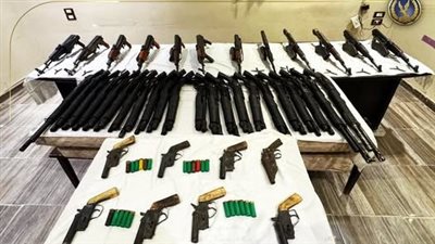 حملات أمنية موسعة تضبط كميات ضخمة من المواد المخدرة والأسلحة بعدة محافظات