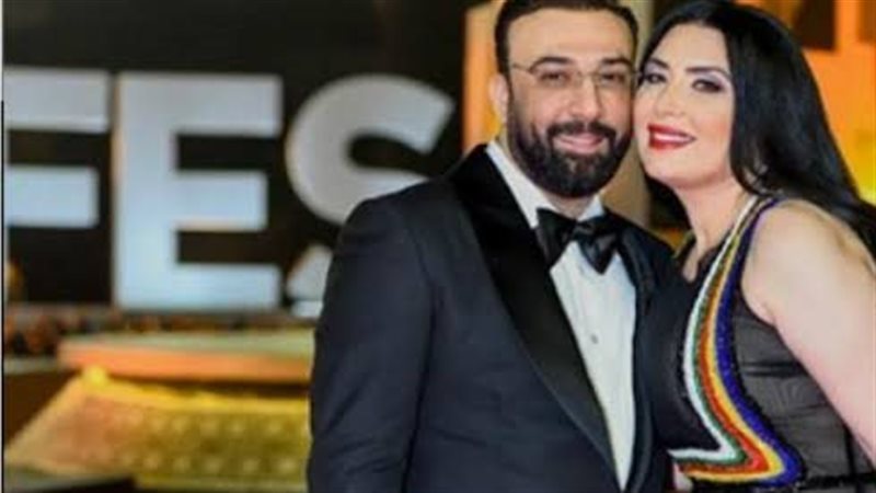 عبير صبري مع زوجها