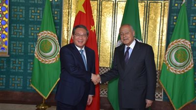 أبو الغيط يستقبل السيد لي تشيانج رئيس مجلس الدولة الصيني