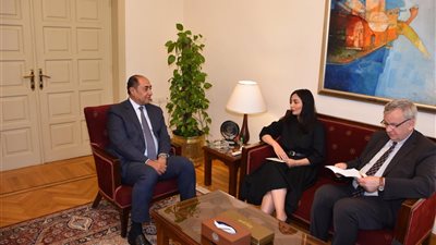 السفير حسام زكي يستقبل وزيرة التعاون الاقتصادي الألمانية