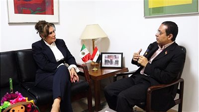 السفيرة المكسيكية: توجد روابط ثقافية عميقة مع مصر وأدعم حل الدولتين