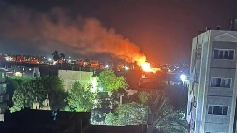 حرائق برخيل في سوهاج