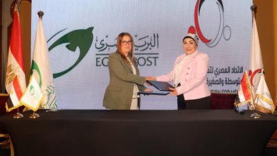 القومية للبريد توقع بروتوكول مع اتحاد تمويل المشروعات للصرف عبر منافذ البريد 