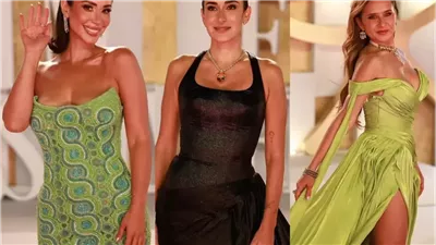 القبلات بين الثنائيات تسيطر على السجادة الحمراء بافتتاح مهرجان الجونة السينمائي