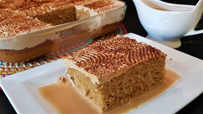 سريعة ولذيذة.. طريقة عمل كيكة القهوة الباردة في مطبخك 