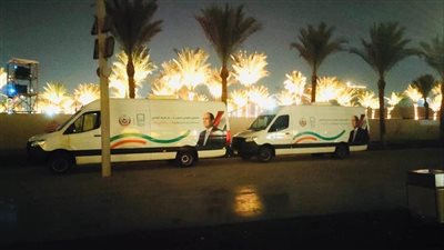 خطة التأمين الطبي خلال افتتاح المتحف المصري الكبير (صور)