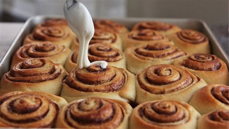 طريقة عمل السينابون  بالقرفة