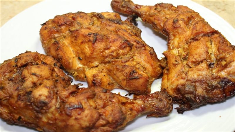 دجاج تكا المشوي بالفرن