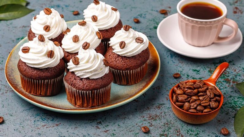  كب كيك القهوة