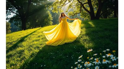 بشرى للعزباء والمتزوجة.. تفسير رؤية الفستان الأصفر في المنام 