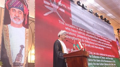 سفير سلطنة عُمان بالقاهرة يحتفل باليوم الوطني بحضور رفيع المستوى