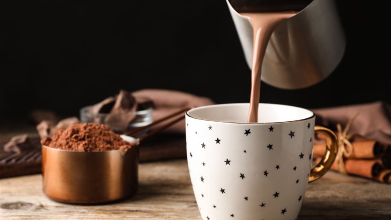 مشروب الشوكولاتة الساخنة 