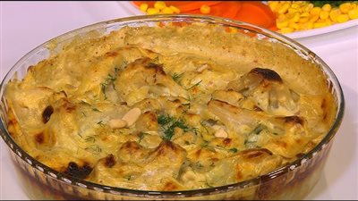 صحية ولذيذة .. طريقة عمل صينية القرنبيط بالجبنة في مطبخك