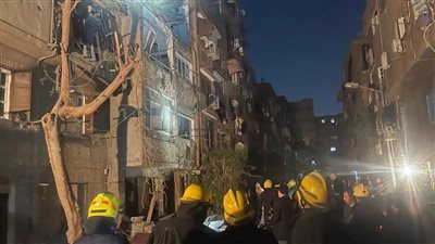 البترول:  انفجار غير معلوم السبب وراء انهيار عقار إمبابة والاشتباه في تسرب من إسطوانة بوتاجاز