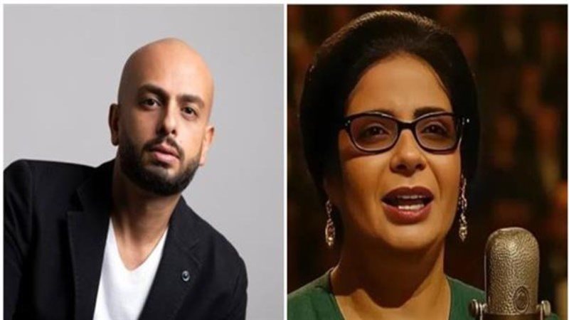 منى زكي مع أحمد مراد 