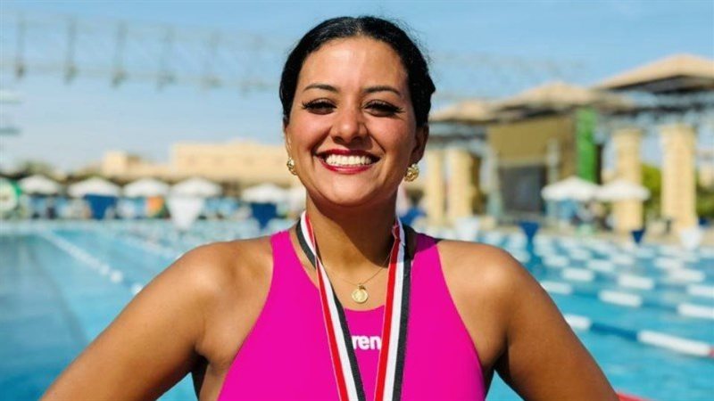 السباحة سهير فرج 