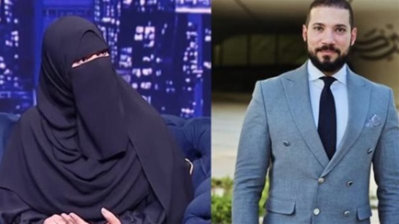 عبد الله رشدي مع زوجته أمنية حجازي 