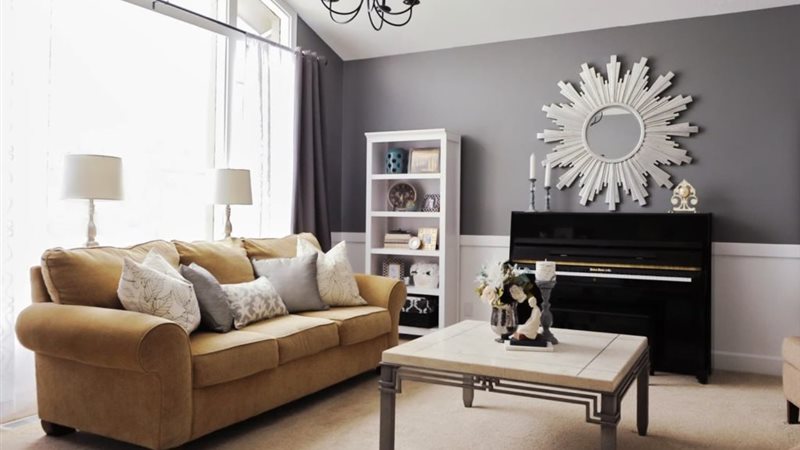 تناسق الحائط وألوان الركنة