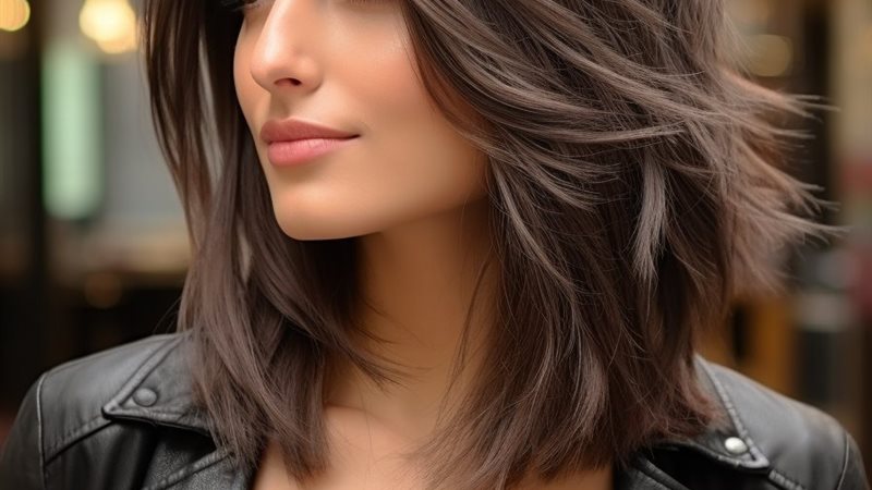 قصات شعر للوجه النحيف 