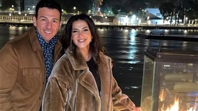 رامي رضوان يهنيء زوجته دنيا سمير غانم بعيد ميلادها 