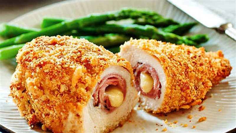 طريقة عمل دجاج الكوردن بلو