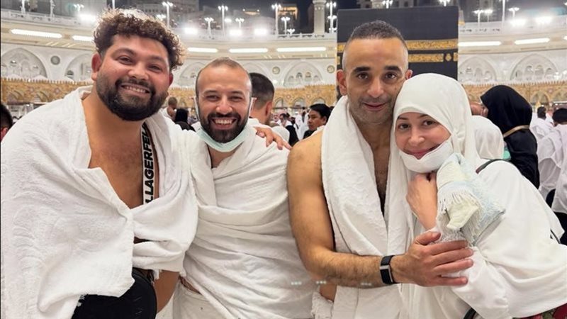 منة شلبي مع زوجها أحمد الجنايني 