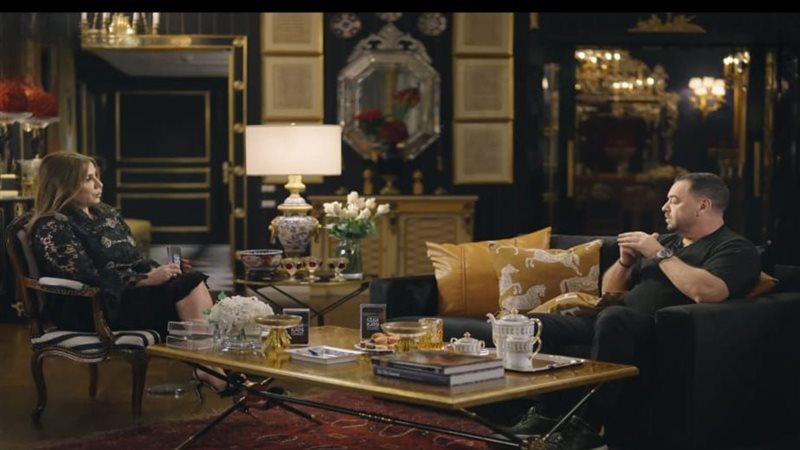 طارق العريان مع عبلة سلامة 