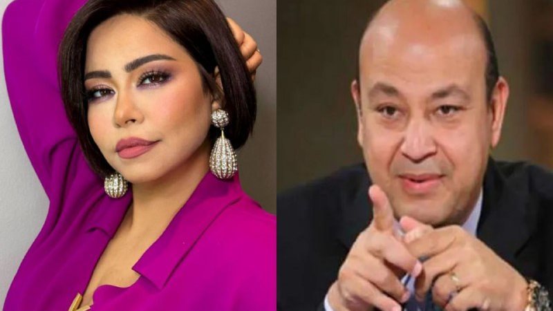 عمرو أديب وشيرين 