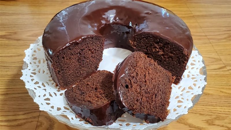  كيكة الشوكولاتة بالزبدة والحليب