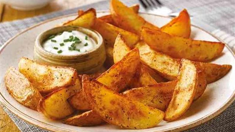 البطاطس المشوية بالصويا صوص