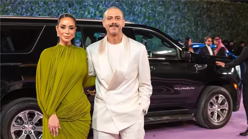 بسنت شوقي مع محمد فراج في joy awards 2026 