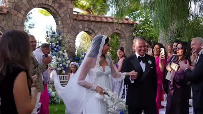 أروى جودة تحتفل بزفافها الثاني في إيطاليا بحضور الأهل والأصدقاء