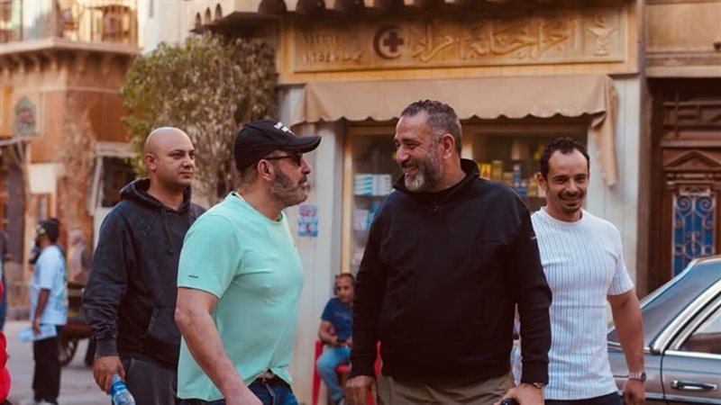 أحمد السقا في كواليس مسلسل مناعة 