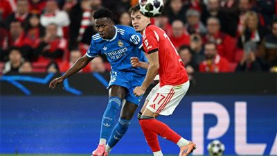 بث مباشر مباراة ريال مدريد وبنفيكا اليوم في دوري أبطال أوروبا