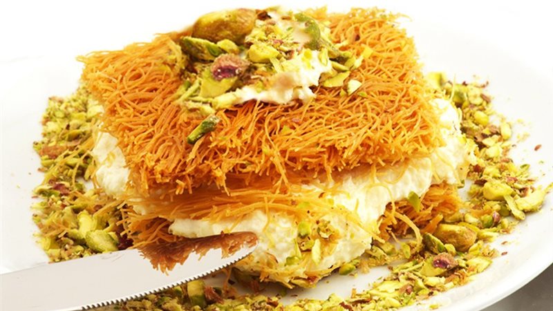  الكنافة بالقشطة