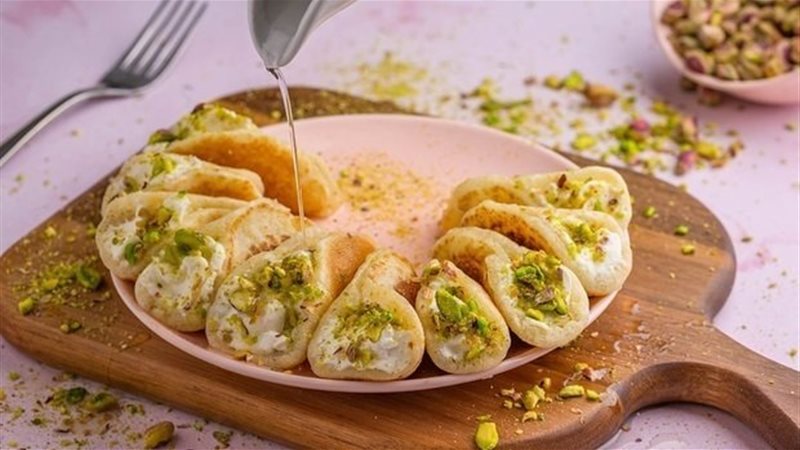 طريقة عمل القطايف بالكاسترد