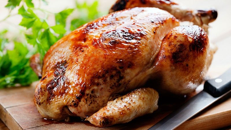 طريقة عمل الدجاج المشوي بالبرتقال 