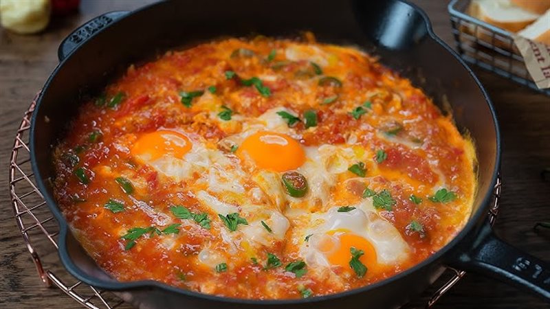 طريقة عمل بيض العيون بالجبنة