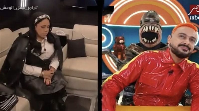 شيماء سيف مع رامز جلال 