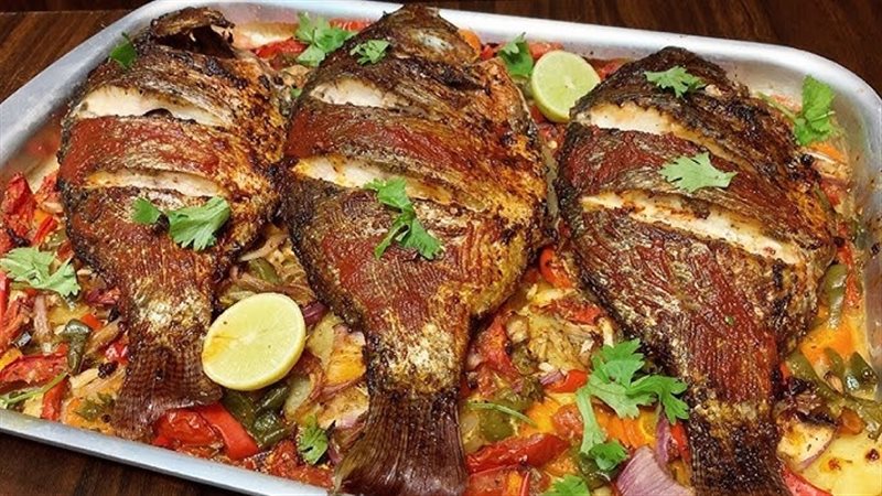 طريقة عمل صينية السمك بالبطاطس