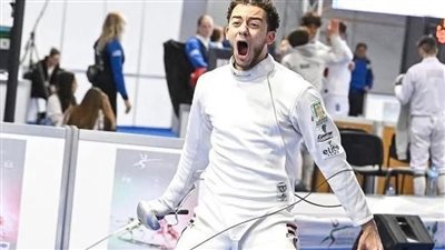 محمد السيد يحصد برونزية كأس العالم لسيف المبارزة بكازاخستان