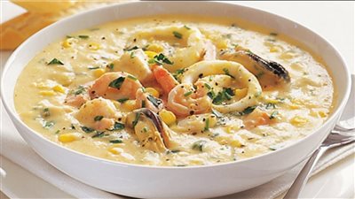 طريقة عمل مكرونة السي فود بالصوص الأبيض مثل المطاعم