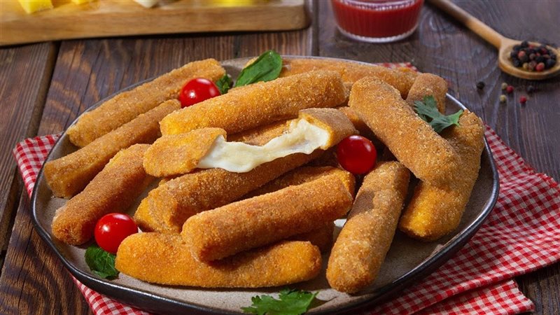 طريقة عمل أصابع الجبنة الشيدر المقلية