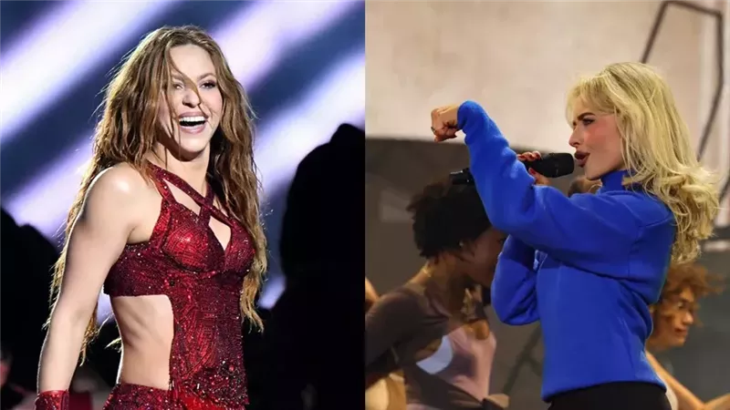 سابرينا كاربنتر مع شاكيرا 