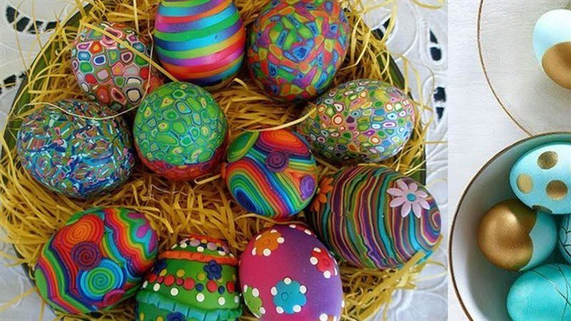 البيض الملون في شم النسيم 2026 