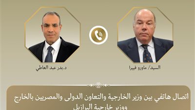 اتصال هاتفي بين وزير الخارجية ونظيره البرازيلي لبحث العلاقات الثنائية والتطورات الإقليمية
