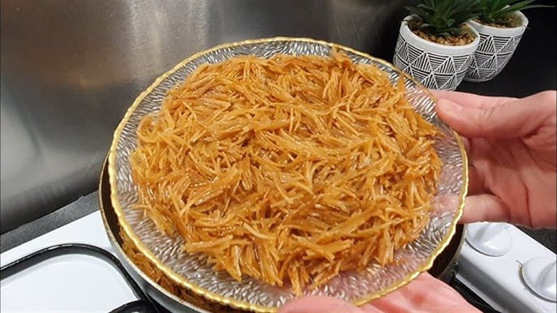 طريقة عمل الشعيرية بالسكر