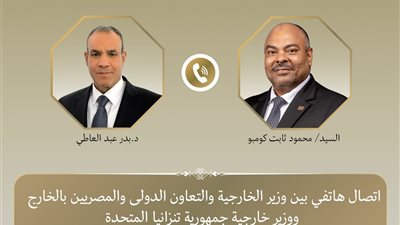 وزيرا خارجية مصر وتنزانيا يؤكدان تعزيز الشراكة الاستراتيجية والتنسيق الإفريقي المشترك