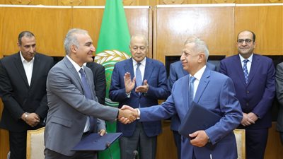 الأكاديمية العربية توقع شراكة مع «إمكان مصر» لإنشاء صرح تعليمي  بالشروق بحضور أبو الغيط