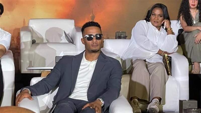 محمد رمضان في مؤتمر فيلم أسد 